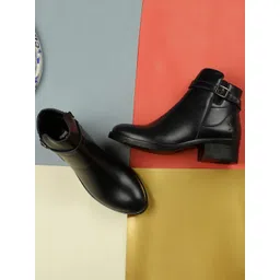 yoho Women Mid-Top Buckle Casual Boots-picture-38