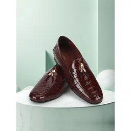 yoho Women Textured Flexible Anti-Skid Tassel Loafers-picture-30