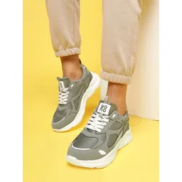 Yoho Women Textured Lace-Up Sneakers-picture-33