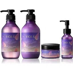 yolu(ヨル) YOLU Hair Care Set, 4-Piece Kit with Shampoo, Treatment, Hair Oil and Hair Mask (UNBOXJAPAN EXCLUSIVE)-picture-55