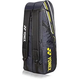 Yonex Stylish Badminton Kit-Bag |Double Zipper Compartment for Storage of 6 Rackets and Clothes|Side Pocket |Back Straps |Accessories Compartment |Made in India-picture-28