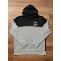 YONGE Men Colourblocked Hooded Sweatshirt-picture-16