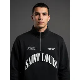 YONGE Men Printed Sweatshirt image 4