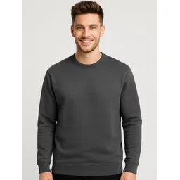 YONGE Men Round Neck Long Sleeves Sweatshirt image 1