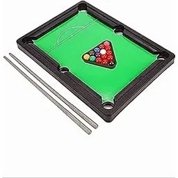 Yooko Mini Pool Table Game Set for Kids with 2 Cue Sticks, 11 Balls, Table Top Snooker-picture-20