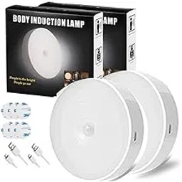 YOPRAM Motion Sensor Light for Home with USB Charging Wireless Self Adhesive LED Magnetic Motion Activated Light Motion Sensor Rechargeable Light (2)-image-12