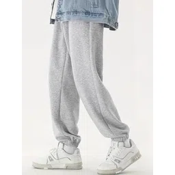 YOU FOREVER Men Cotton Baggy Mid Rise Joggers-picture-49