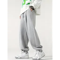 YOU FOREVER Men Cotton Baggy Mid Rise Track Pant-picture-38