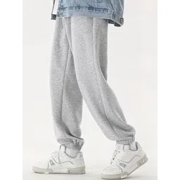 YOU FOREVER Men Original Baggy Fit High-Rise Cotton Joggers-picture-27