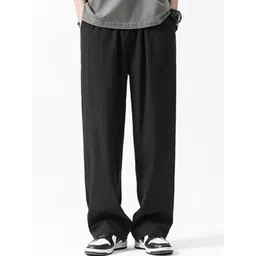 YOU FOREVER Men Original Baggy Fit High-Rise Cotton Trousers-picture-34