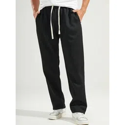 YOU FOREVER Men Original Baggy High-Rise Cotton Regular Trousers-picture-33