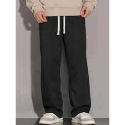 YOU FOREVER Men Original High-Rise Cotton Baggy Fit Trousers-picture-32