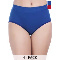 YOU FOREVER Pack Of 4 High-Rise Hipster Briefs
YF-HWPNT-010502010-S-picture-31