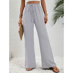 YOU FOREVER Women Cotton High-Rise Baggy Trousers-picture-39