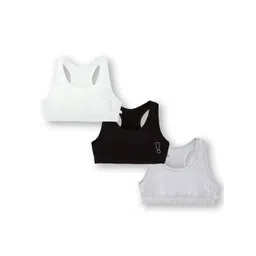 You Got Plan B Cotton Elastane Pack of 3 Girl Basic Sports Full Coverage Bra-image-38