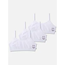 You Got Plan B Girls Pack Of 3 Anti Microbial Bra Full Coverage-image-33