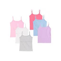 You Got Plan B Girls Pack Of 6 Camisoles-picture-10