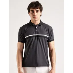 Y.O.U Men Striped Polo Collar T-shirt-picture-29