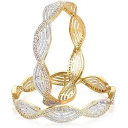 youbella American Diamond Gold Plated Jewellery Bangles for Women and Girls-picture-54