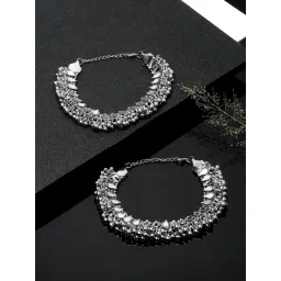 YouBella Gold-Plated Copper Strand Stylish Party Wear Anklets for Women - Set of 2-picture-48