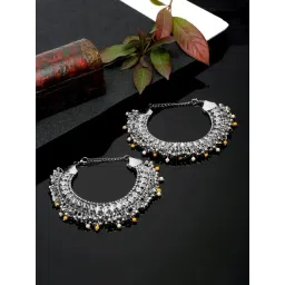 YouBella Gold-Plated Copper Strand Stylish Party Wear Anklets for Women - Set of 2-picture-27