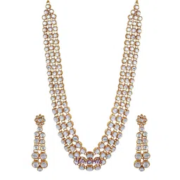 YouBella Gold-Plated Stone Studded Jewellery Set-picture-24