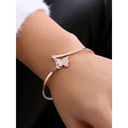 YouBella Gold Plated Stylish Latest Design Butterfly Charm Bracelet image 2