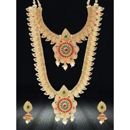 YouBella Gold Plated Stylish Latest Traditional Jewellery Set-picture-19
