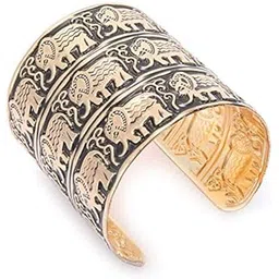 youbella Jewellery Charm Bangle Bracelet with Beautiful Elephant Engraving for Girls and Women-picture-28