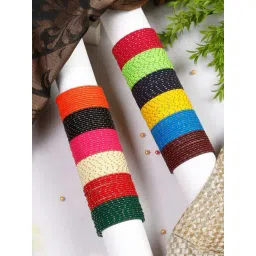 YouBella Multi Colour Bangles Set Pack of 144-picture-19