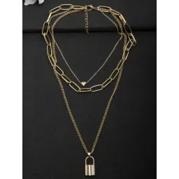 YouBella Multi Layer Necklace Jewellery Multi Strand-picture-47