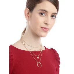 YouBella Multi Layer Necklace Jewellery Multi Strand-picture-12