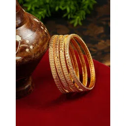 YouBella Set Of 4 Gold-Plated Bangles-picture-12