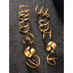 YouBella Set Of 6 Gold-Plated Contemporary Ear Cuff-picture-15