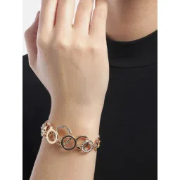 YouBella Stylish Party Wear Jewellery Gold-Plated Flexible fit Bracelet-picture-29