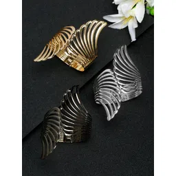 YouBella Women Pack of 3 Gold-Plated Kada Bracelets-picture-16