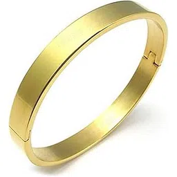 Fashion Jewelry Gift Rose Gold Black Gold Silver Openable Free Size Anti Tarnish Demi-Fine Jewellery Stainless Steel Trandy Kadaa Bracelet For Men And Boys.-image-10