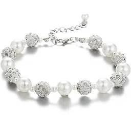 young & forever Gift Valentine Gift Poker Hearts Geometric Inspired Cubic Zirconia Silver Gold Bracelet for Women and Girls-picture-35