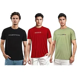 young & formals by cambridge Men’s Regular Fit T-Shirt | Round Neck, Half Sleeves with Standard Length | Casual Stylish Everyday Tee | Perfect and All-Day Comfort-picture-49