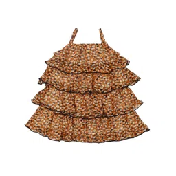 YOUNG BIRDS Animal Print Chiffon A-Line Maxi Dress-picture-15