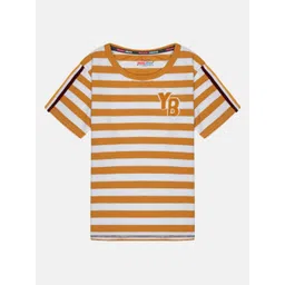 YOUNG BIRDS Boys Striped V-Neck Drop-Shoulder Sleeves Pockets T-shirt-picture-53