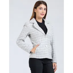 YOUNG CLUB CLASSIC Checked Notched Lapel Overcoat-picture-28