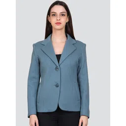 YOUNG CLUB CLASSIC Notched Lapel Woollen Single Breasted Blazer-picture-24