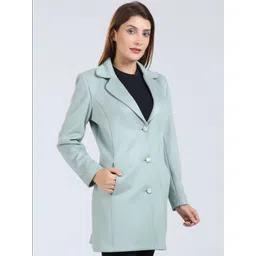 YOUNG CLUB CLASSIC Self Design Notched Lapel Overcoat-picture-25