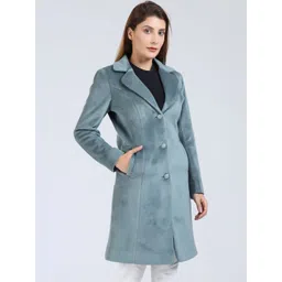 YOUNG CLUB CLASSIC Self Design Single-Breasted Overcoat-picture-37