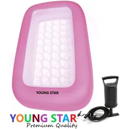 young star Inflatable Swimming Pool & Bath Tub For Kids & Babies With Air Bsae Cushion soft Inflatable Swimming Pool, Inflatable Toy Pump, Pool Accessory-picture-11