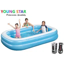 young star Premium Adults & Kids 7 feet's family swimming pool, bath tub Inflatable Swimming Pool, Inflatable Toy Pump-picture-38