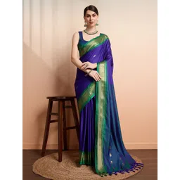 yourwish Zari Pure Cotton Paithani Saree-picture-13