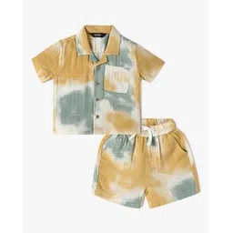 yousta Boys Tie & Dye Shirt with Shorts Set-picture-35