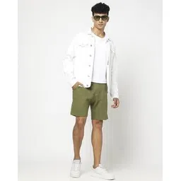 yousta Men Patterned Regular Fit Shorts with Insert Pockets-picture-10